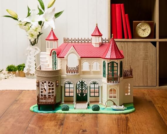 Calico Critters - Red Roof Home - Riverside Manor Dollhouse