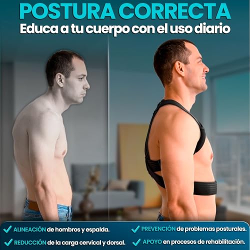 Miniatura 2 de Nativodex Corrector De Postura Espalda Para Hombre Y Mujer, Espalda Recta