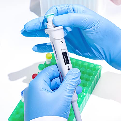 4E's Usa Adjustable Volume 5-50Μl Pipette - Iso 8655 Calibrated Pipette With Autoclavable Lower Portion, Universal Tip Cone Single Channel Pipettes, High Precision Pipettor, Model Ppt200104 #TOP7