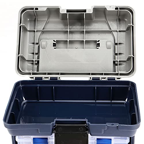 Heihak Fishing Tackle Box, 4 Layers Small Portable Fishing Accessory Box Case, Fishing Tackle Box Organizer For Fishing Enthusiasts, Beginners, Jewelry Storage, 10.2 X 6.7 X 10.2 Inch #TOP2