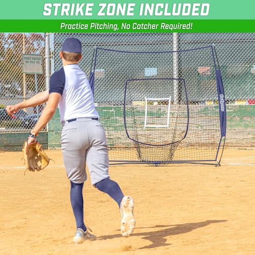 image for GoSports Team Tone 7 ft x 7 ft Baseball & Softball Practice Hitting & 