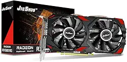 AMD RX 580 8GB GPU 256bit 8Gbps DP/HDMI PCI Express 3.0 16X Desktop Computer Graphics Card for Gaming PC (RX 580 8G)
