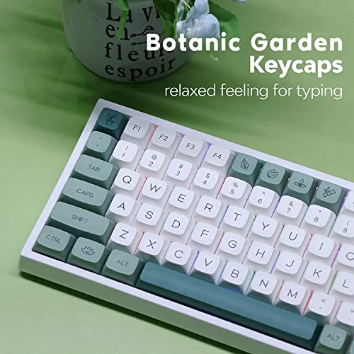 Image of EPOMAKER EP84 Upgraded 75% RGB Hot Swappable 2.4GHz /Bluetooth 5.0 /USB-C Wired Mechanical Gaming Keyboard with Programmable, NKRO,PBT Keycaps for Mac /Win /Gamers