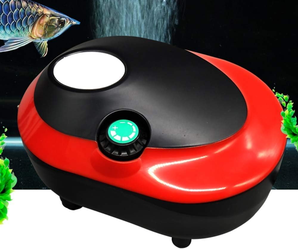 Bomba De Aire Ac-dc-12w Tanque De Peces De Acuario Bomba De Oxígeno Muda 20 litros por Minuto [Clase Energética A]