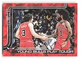 2025-26 Topps Orange Holo Foil #277 Josh Giddey Coby White 20/25 Chicago Bulls NBA Basletball Trading Card