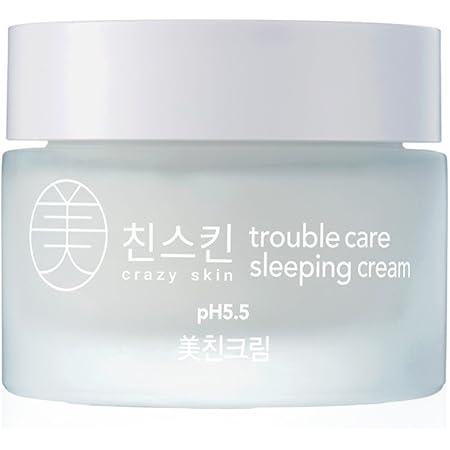 Amazon Crazy Skin トラブルケアクリーム Ph5 5 弱酸性 スリーピングパック 韓国コスメ 毛穴ケア お肌バランス トラブル ケア 50g Crazy Skin フェイスパック 通販