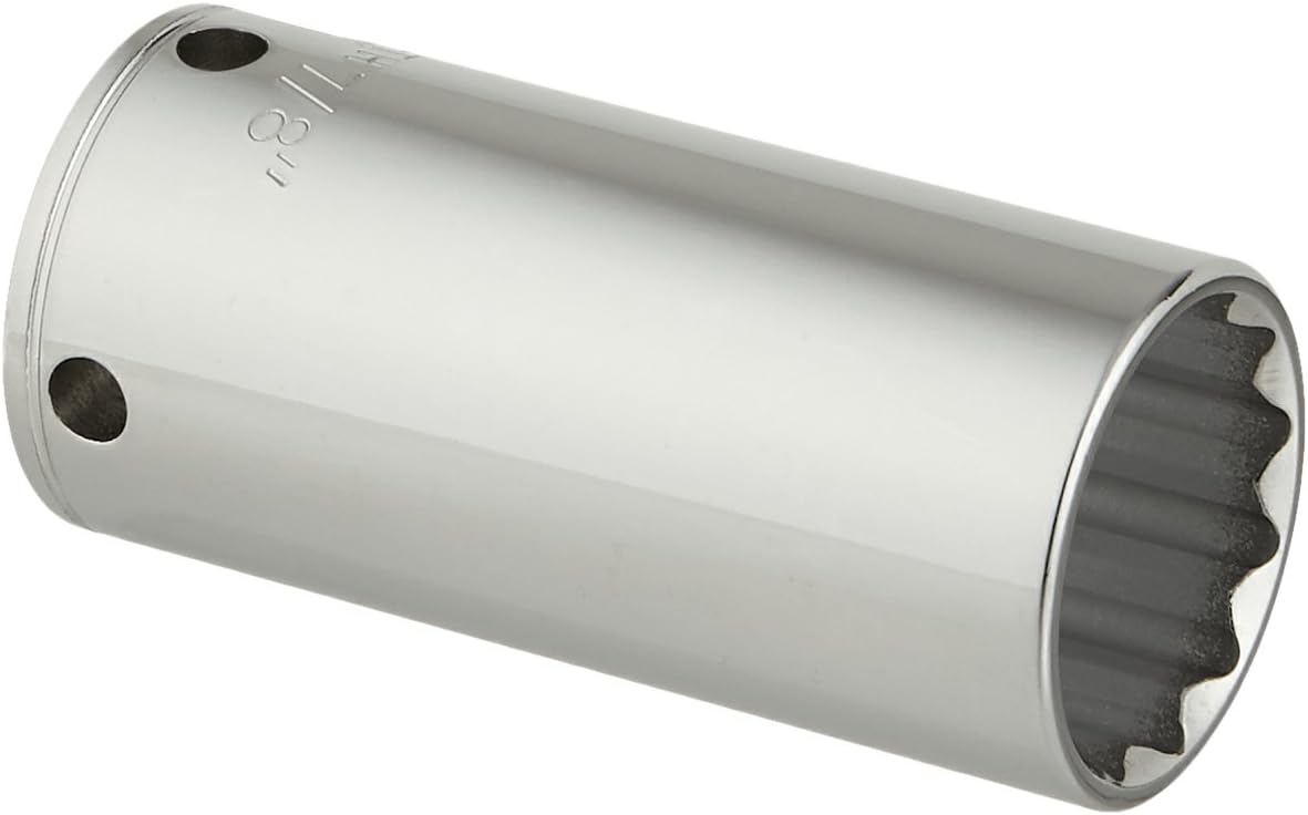Williams 31428-TH 12-Point Tools at Height 3/8 Drive Deep Socket, 7/8"