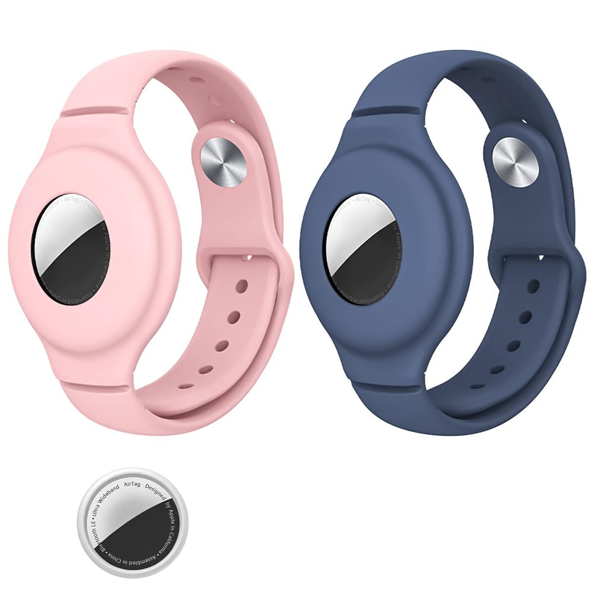 Verilux® AirTag Bracelet for Kids, 2 Packs Silicone Watch Bands with Upgraded Studs Anti-Dropping Bracelet Wristband for Children, Airtag Watch Band Kids Compatible with AirTag (B0CTQSCKNV) Amazon Price History, Amazon Price Tracker