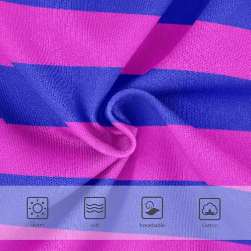 Navy Hot Pink Stripe Toddler Girls's Underwear 2T3