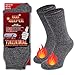 Produktbild HEATEX Thermosocken mit Kälteschutz Extrem Warm TOG 2.3 Vollfrottee Winter Thermo-Socken Gefüttert (2 Paar) Grau 36-41