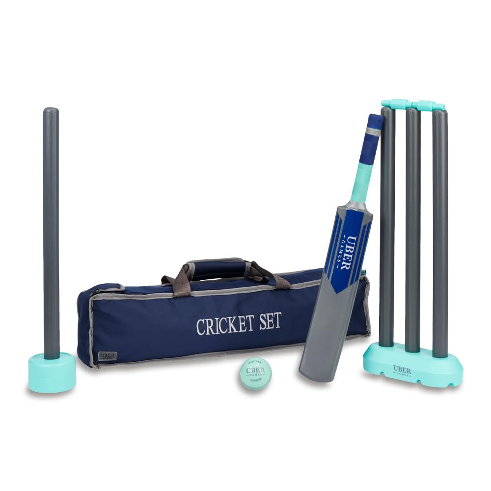 Crazy Cricket Set - Micro - Bat Size 0 - Kwik, Quick, Beach, Park Games, Fun, Outdoor (Micro)