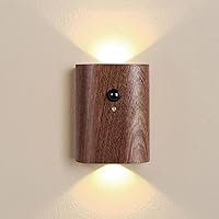 Vista 10 de LANDGOO Luces Nocturnas Inteligentes para Escalones Paquete de 2 - Luces para Escalones Recargables con Sensor de Movimiento, LED Blanco Cálido