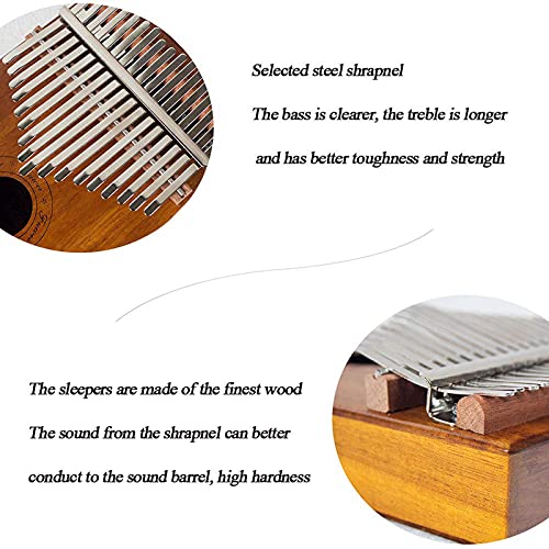 Kalimba 17 Sleutels, Duim Piano Mbira Sanza Houten vinger Piano, Draagbaar Muziekinstrument Verjaardagscadeau Moederdag Gift - Image 5