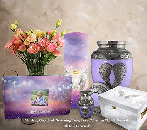 Purple Loving Angel Urns For Human Ashes Adult Female For Funeral, Burial, Or Niche Cremation Urns For Adult Ashes - Cremation Urns For Human Ashes - Large Or Keepsakes #TOP7