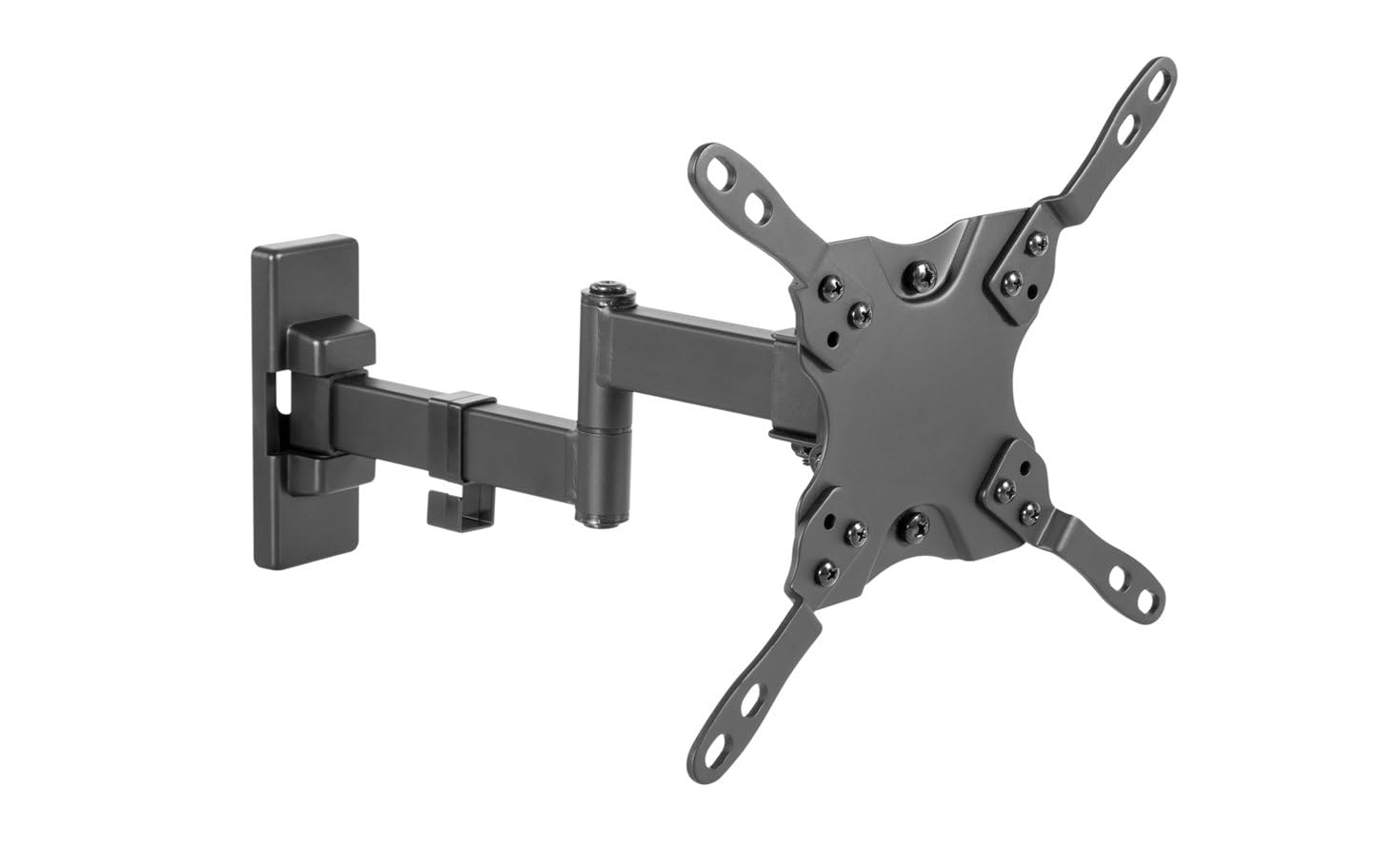 Skill TechSH 23P,Low Cost Full-Motion Tv Wall Mount, Max.Capacity: 20kg (44lbs), Max. VESA: 200x200, Black, Tv Wall Mount Bracket