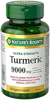Nature's Bounty Ultra Strength Vegetarian Turmeric Herbal Health Supplement, Anti-inflammatory to Help Relieve