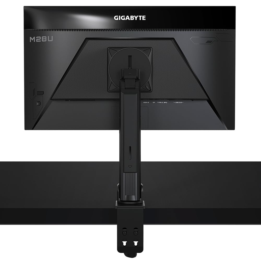 Gigabyte M28U 28" Monitor da Gioco 4K UHD Arm Edition - 3840 x 2160, 144Hz, 1ms, 250 cd/m², FreeSync Premium Pro, Display HDR400, HDMI 2.1, Displayport 1.4