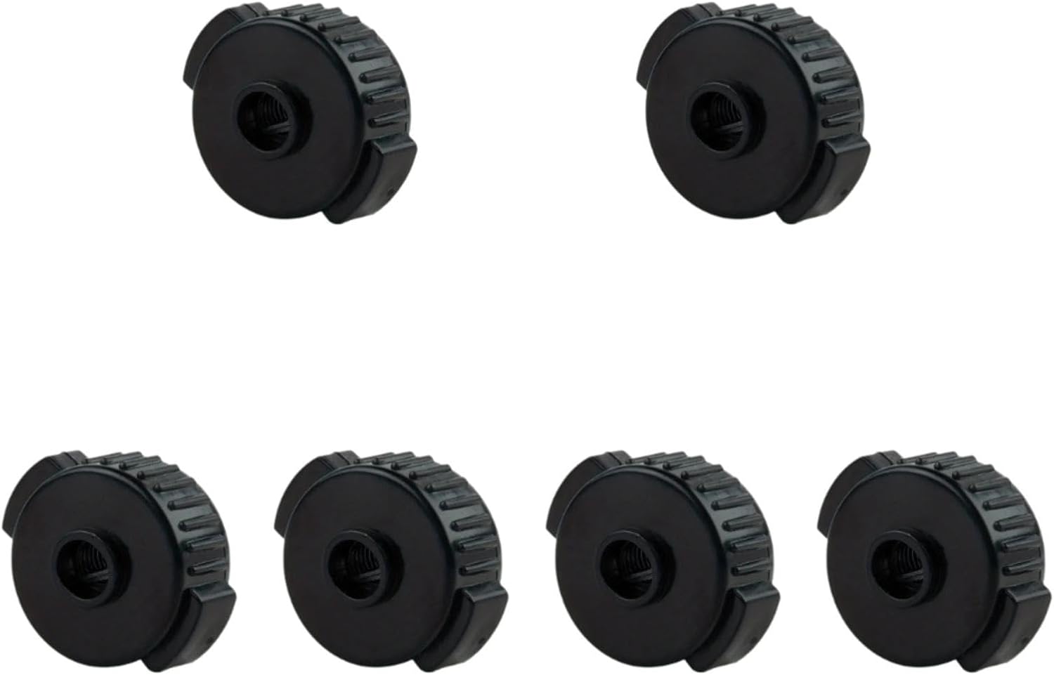 6X Cymbal Quick Release Nuts Professional Sturdy for Drum Cymbal Accessories Black