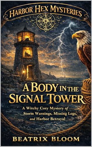 A Body in the Signal Tower: A Witchy Cozy Mystery of Storm Warnings, Missing Logs, and Harbor Betrayal