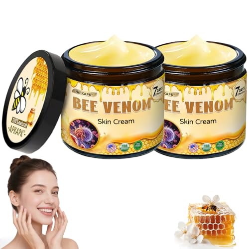 APKAPK Bee Venom Cream Advanced Firming & Wrinkle-Reducing Professional Bee Venom Skin Cream Natural bee venom comprehensive cream for All Skin Types (2 Pack)
