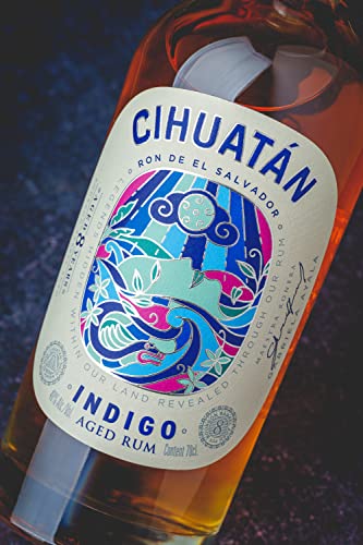Cihuatán Indigo El Salvador 8YO Rum mit Geschenkbox (1 x 700 ml)