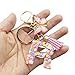 Unpafcxddyig Fashion A-Z Initials Letter Keychain Tassel Butterfly Pendant for Wallet Backpack Handbags Women,Letter R