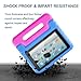 CAM-ULATA Case for iPad 9.7 for Kids iPad 2018/2017 iPad Air 1 Air 2 Cover Shockproof Kids Proof for iPad 5th 6th Generation for Girl Boys Toddlers Pink+Blue