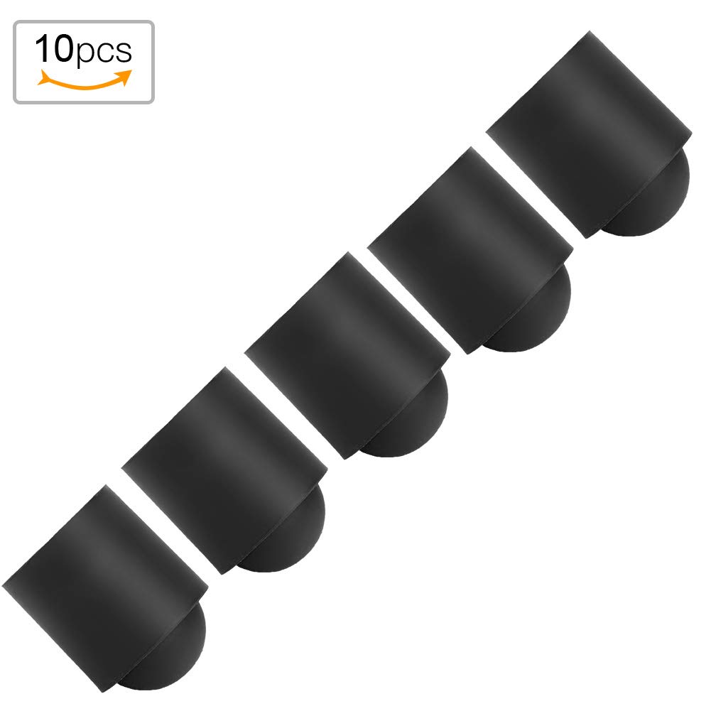 OUKENS Cabezal de Taco de Billar, 10 Piezas, Tapa de Goma con Punta de Taco de Billar, Tacos de Billar, Accesorio de Tapa Protectora