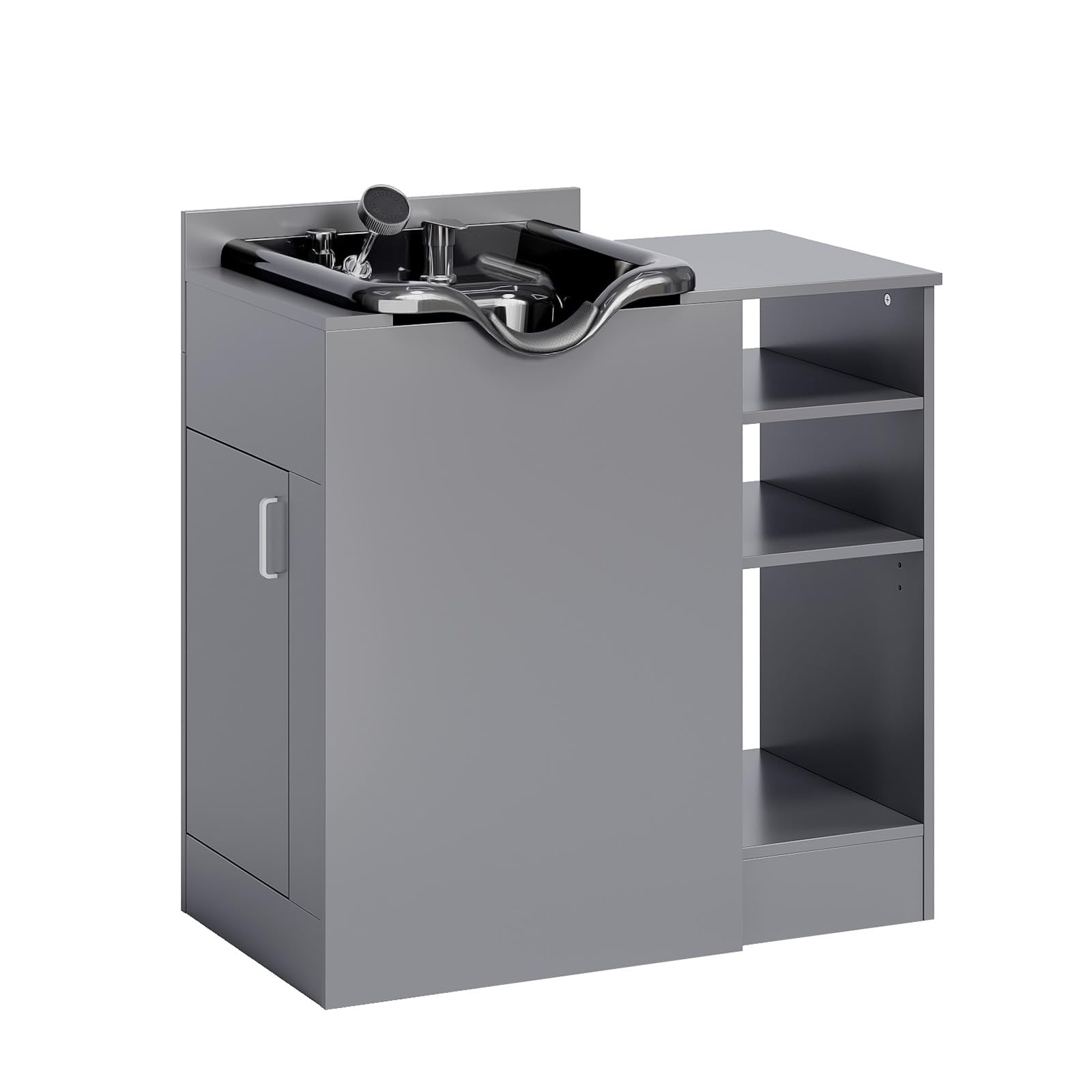 Amazon.com: OmySalon Shampoo Bowl with Cabinet, Portable Salon