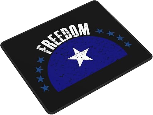 Miniatura 2 de LIFANGMI The Bonnie Blue Flag and Freedom Mouse Pad Waterproof Anti-Slip Rubber Mousepad for Laptop Office Game Home Mouse Pads Desk Pad 10x12in