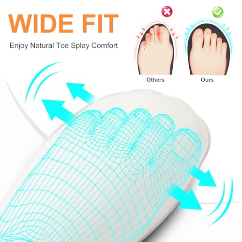 Image of Barefoot Socks Shoes for Women Men | Wide Toe Box, Zero Drop Feel, Slip-On Sock Fit, Durable Rubber Sole, Removable Insole, for Gym, Beach, Travel, Outdoors