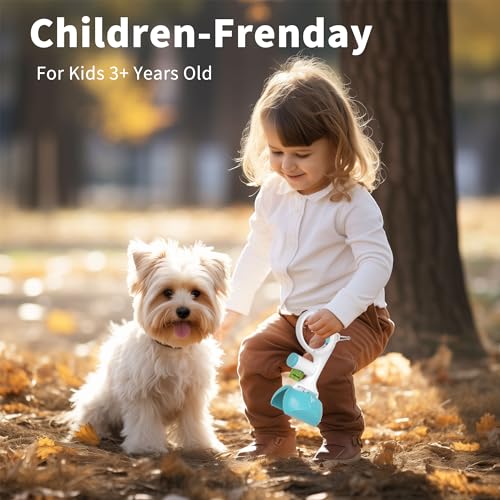 IPETBA Coletor de Cocô de Cachorro para Crianças com Bolsa Acoplada < 3 Em 1> Coletor de Cocô de Cac
