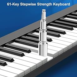 Piano numérique pleine grandeur à 61 touches Clavier électrique portable Piano Prise en charge des haut-parleurs intégrés Bluetooth Connexion MIDI Comprend un pupitre, une pédale de sustain, un sac de - Les Beatles, Paul McCartney, John Lennon, RIngo Starr, George Harrison Piano numérique pleine grandeur à 61 touches Clavier électrique portable Piano Prise en charge des haut-parleurs intégrés Bluetooth Connexion MIDI Comprend un pupitre, une pédale de sustain, un sac de – Image 2