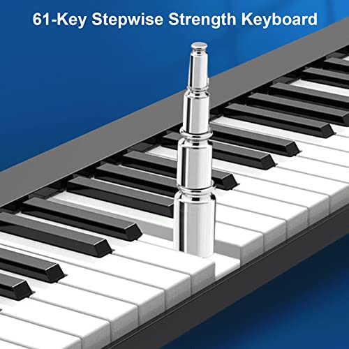 Piano numérique pleine grandeur à 61 touches Clavier électrique portable Piano Prise en charge des haut-parleurs intégrés Bluetooth Connexion MIDI Comprend un pupitre, une pédale de sustain, un sac de - Les Beatles, Paul McCartney, John Lennon, RIngo Starr, George Harrison Piano numérique pleine grandeur à 61 touches Clavier électrique portable Piano Prise en charge des haut-parleurs intégrés Bluetooth Connexion MIDI Comprend un pupitre, une pédale de sustain, un sac de – Image 3