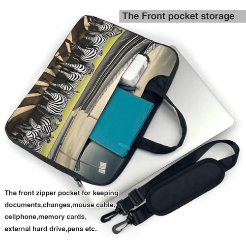 Sac ordinateur portable antichoc Zebra Racetrack fin et léger