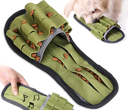 ToBu Line® Schnüffelteppich für Hunde als Slipper 2.0 (größere Schlaufen!) mit Quietschfunktion - waschmaschinengeeignet bis 30° - Intelligenzspielzeug für Hunde von deutschem Unternehmen Cover