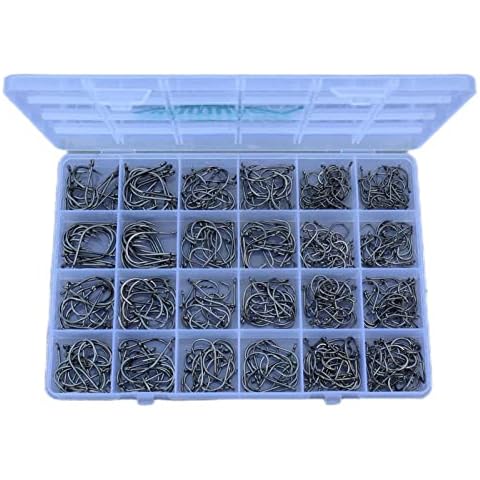 Anmuka 400pcs Fishing Hooks Set Cover