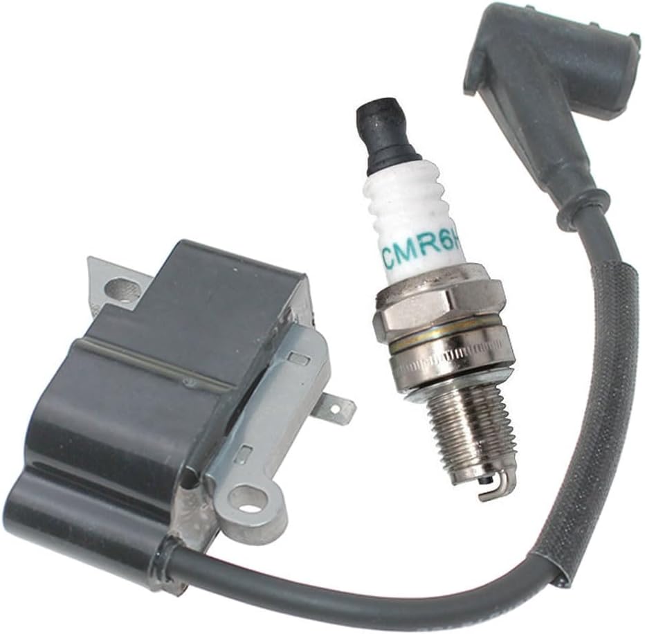 Ignition Coil with Spark Plug for Stihl KM94R KM94RC KM94RC-E Brushcutter (up to serial number 514291126) Part Number 4149 400 1305