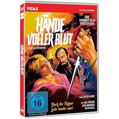 H&auml;nde voller Blut (Jack the Ripper kehrt zur&uuml;ck) Kult-Horrorfilm mit Starbesetzung aus den legend&auml;ren Hammer Film Studios