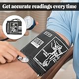 Extra Large Blood Pressure Cuff, 22-52CM Big Arm - Adjustable XL Large Cuff for Omron, Universal Blood Pressure Monitors Large Cuff for XL Blood Pressure Cuff for Big Upper Arm, Black ﻿ - Image 4