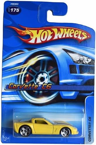 Hot Wheels Corvette C6, Yellow #175