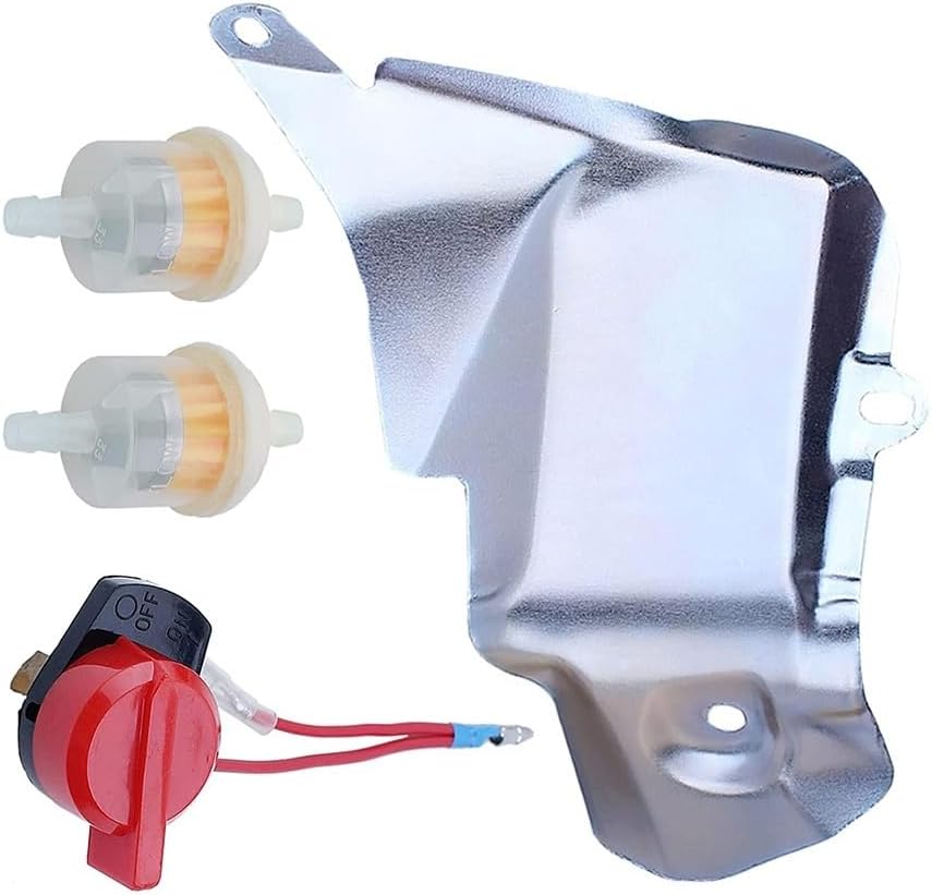 On Off Engine Stop Switch Kit with Fuel Filter Engine Shroud Fit for GX110 GX120 GX160 GX240 GX270 GX340