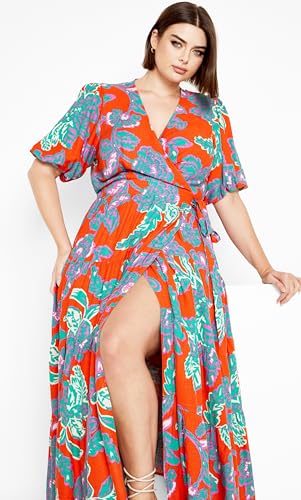 Image of City Chic Plus Size Dress, Jezebel Maxi Dress