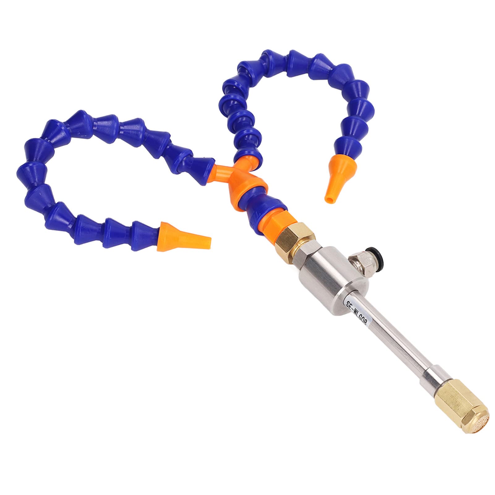 Aramox Pistola de Aire Frío de Acero Inoxidable Vortexing Juego de Pistola de Enfriamiento de Aire Frío 7bar 8cfm con Manguera Flexible de Doble Extremo para Soldadura Unión Sellado Térmico Plástico