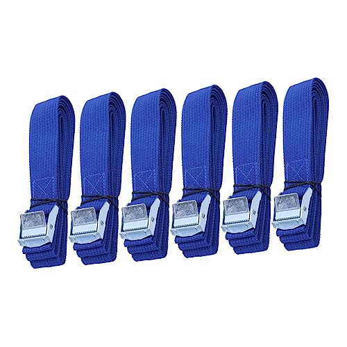 Didiseaon Car Trailer Tie Down Straps 6pcs Polyester Lashing Straps Cam Buckle for Roof Rack Luggage