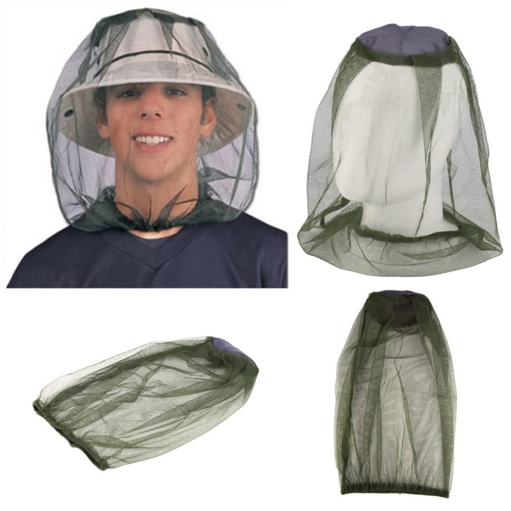 FOMIYES Mosquito Net for Bed Bed Net 1pc Neck Netting, Head Net for Men Women, Feeding Netting Mesh Net Anti- Bite Net for Outdoor Fishing Camping Hiking Beach Gardening Fishing Hats