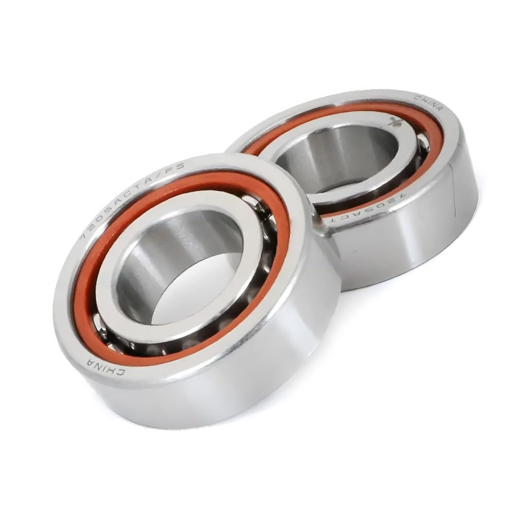 1 par 7205AC P5DF Rolamentos de esferas de contato angular 25mm x