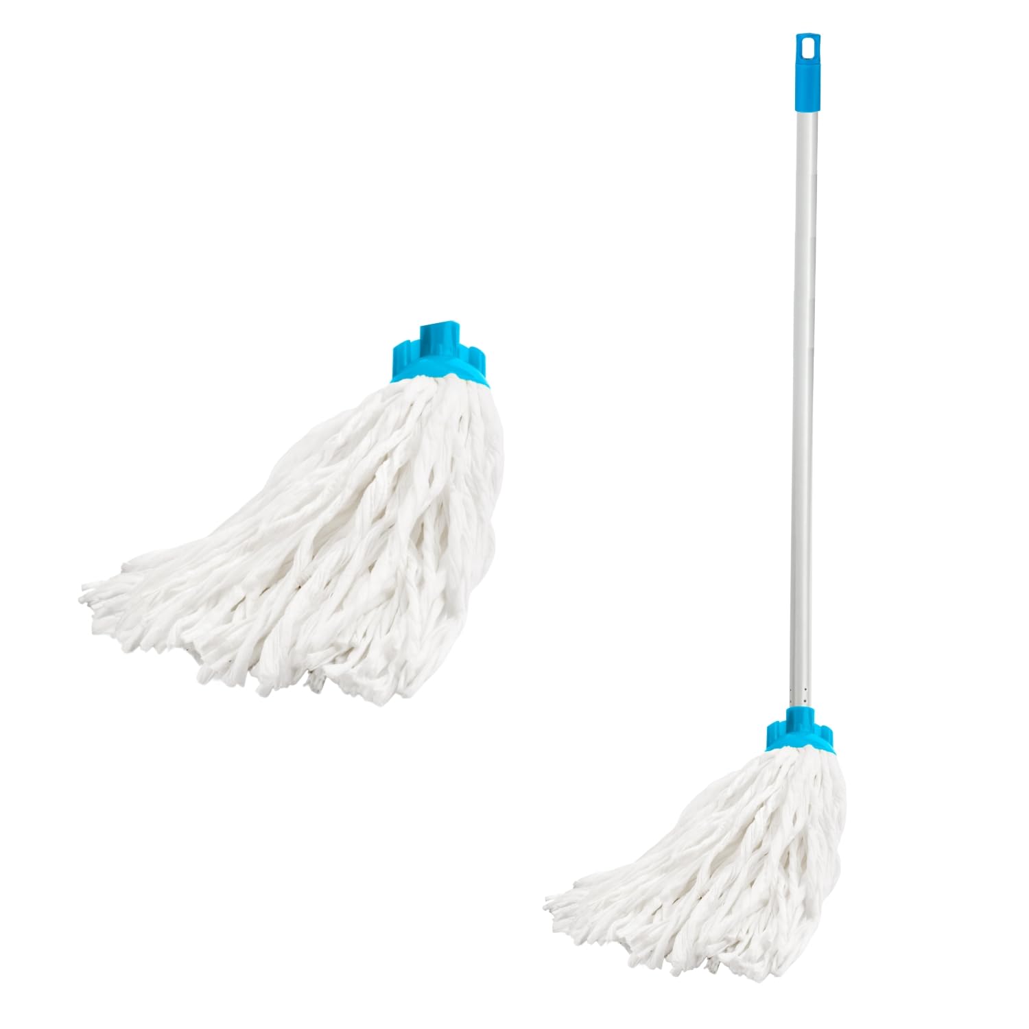 HOMESHOPA Spunlace Floor Mops, Super Absorbent Mop Head with Strong Handle, Floor Cleaning Mop For Home, Office and Commercial Use, Washable & Reusable
