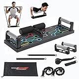 barra flexiones decathlon 【CONJUNTO PREMIUM】 El tablero de empuje está hecho de plástico ABS fuerte con alta dureza. La banda de resistencia está hecha de látex natural, que es duradero y respetuoso con el medio ambiente, y también se puede enganchar a la puerta para entrenar. El mango push-up antideslizante proporciona un agarre seguro. También tiene un tope antideslizante para ayudar a estabilizar su cuerpo durante el ejercicio y mantener su entrenamiento seguro.