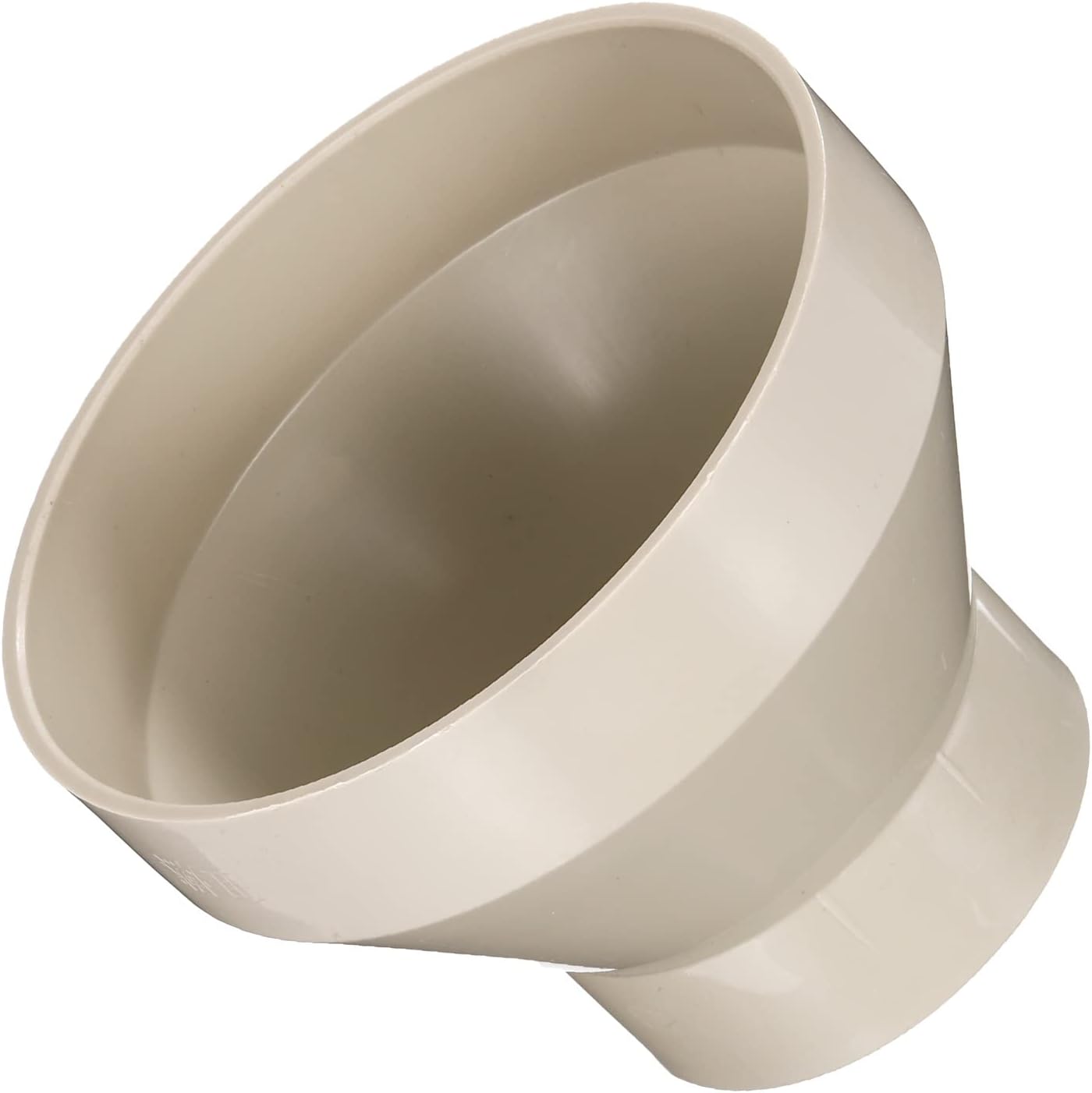 PATIKIL 6.5" (160mm) to 3.5" (90mm) Duct Reducer Connector, Heating Cooling Ventilation Tube Fire-Resistant Increaser Adapter Pipe Fitting for Vent System